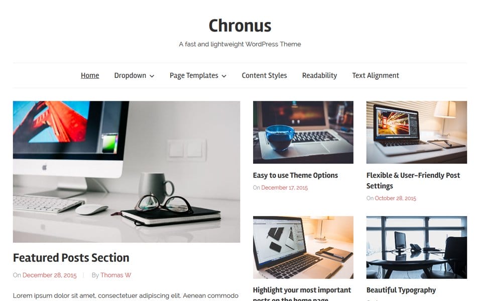 50+ Popular Free Personal Blog WordPress Themes 2024 24 Chronus