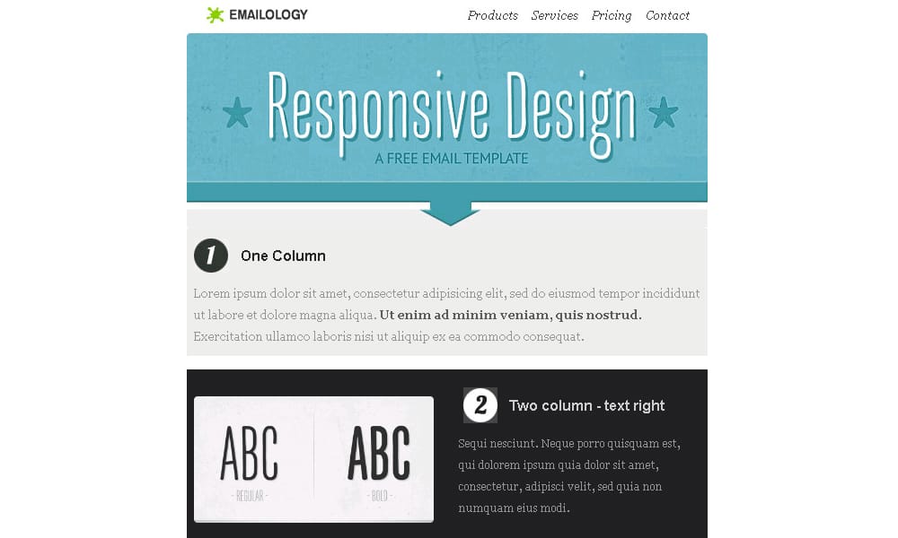 60+ Responsive HTML Email Newsletter Templates 65 Emailology