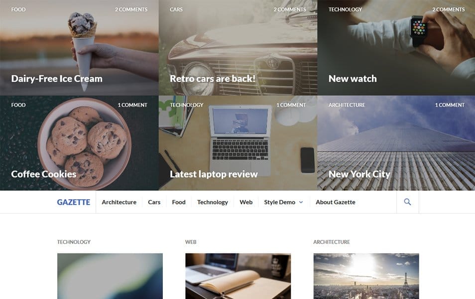 50+ Popular Free Personal Blog WordPress Themes 2024 38 Gazette