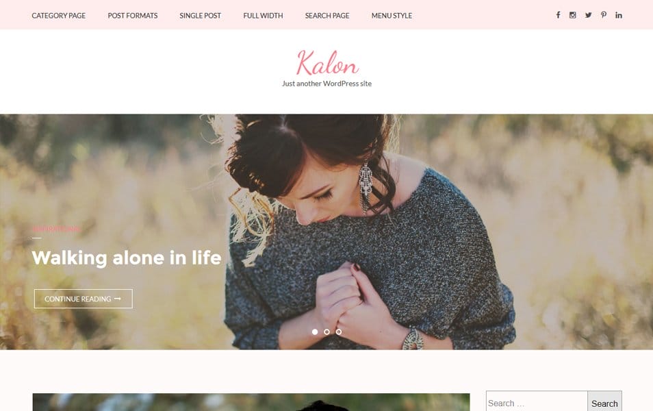50+ Popular Free Personal Blog WordPress Themes 2024 34 Kalon