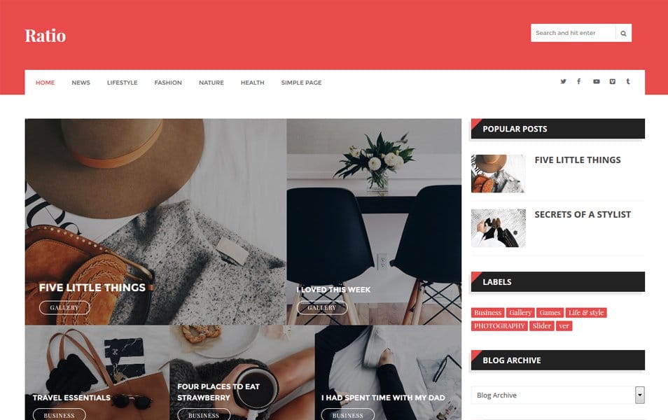 150+ Free Responsive Magazine Style Blogger Templates 2025 63 Ratio Responsive Blogger Template