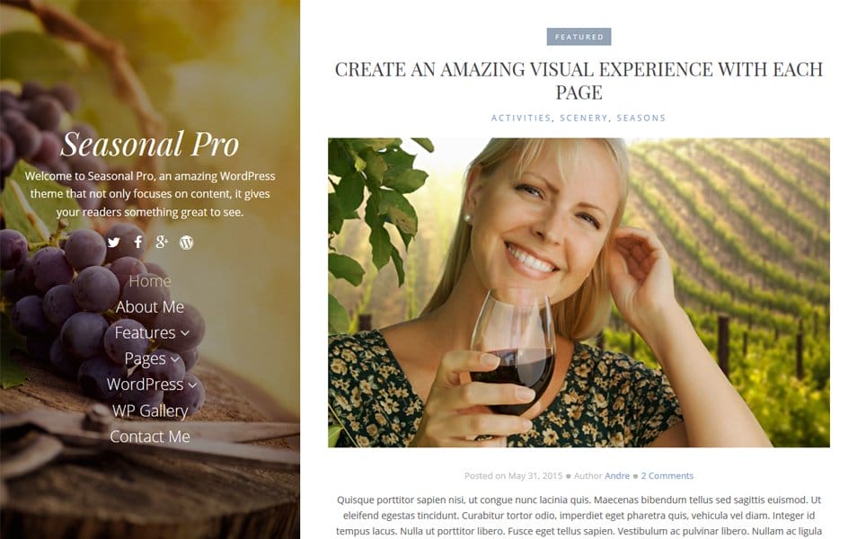 50+ Popular Free Personal Blog WordPress Themes 2024 39 Seasonal