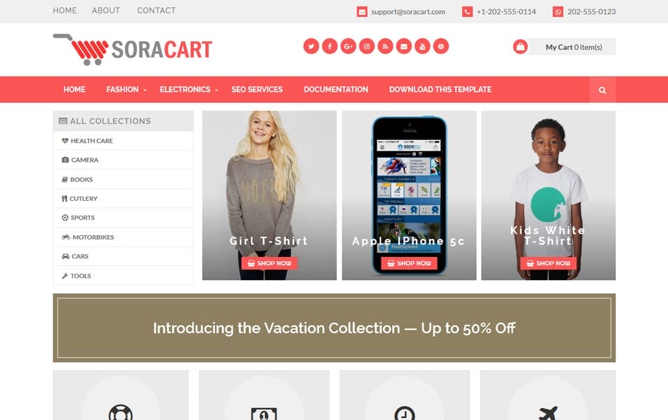 300+ Best Free Responsive Blogger Templates 2025 400 Sora Cart Responsive Blogger Template