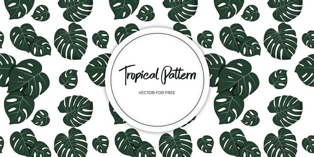 Ultimate Collection of Free Patterns 96 Tropical Pattern Vector