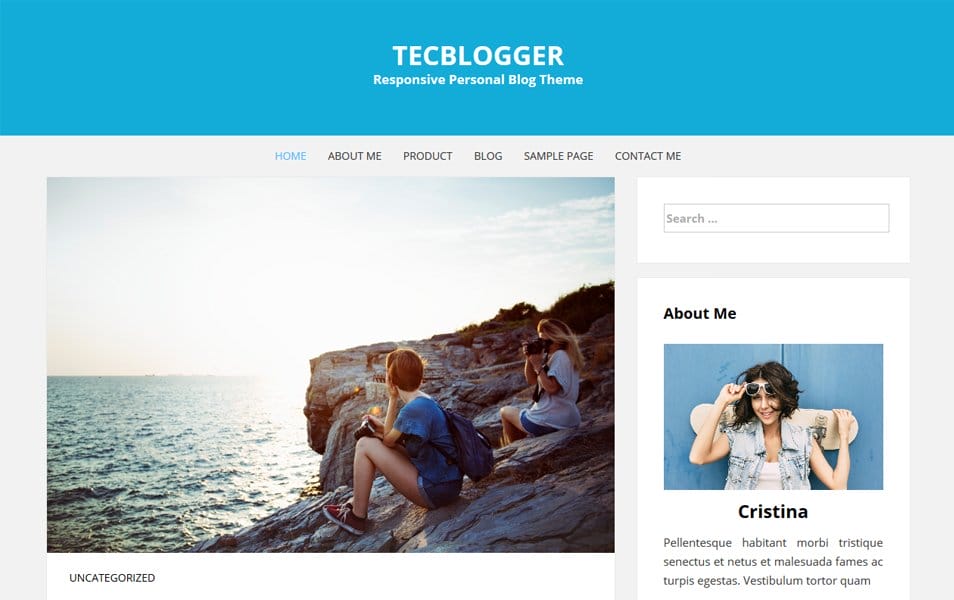 50+ Popular Free Personal Blog WordPress Themes 2024 20 tecblogger