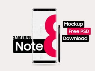 Best Samsung Galaxy Note 8 Mockup Templates