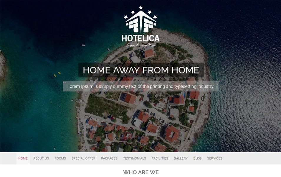 300+ Best Responsive WordPress Themes 184 Hotelica