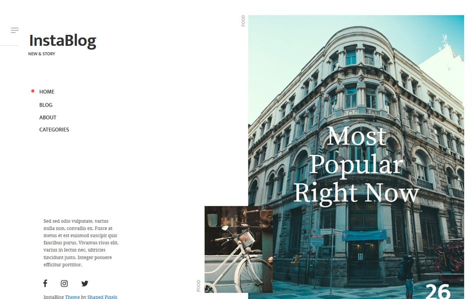 100+ Free Photography WordPress Themes 2024 22 InstaBlog