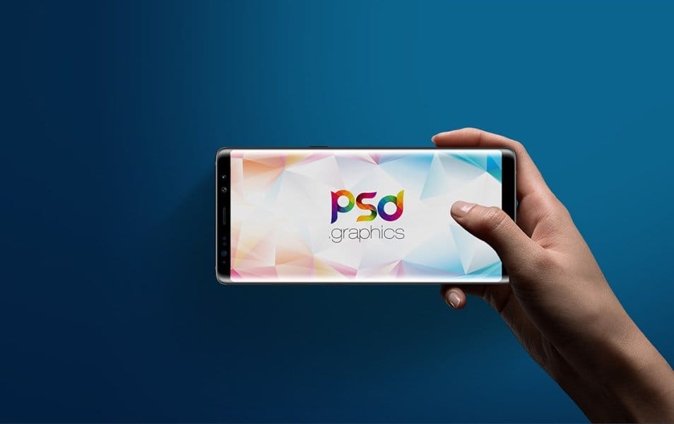 Samsung Galaxy Note 8 Mockup Free PSD