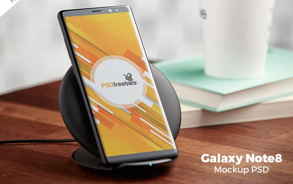 Samsung Galaxy Note 8 Mockup PSD