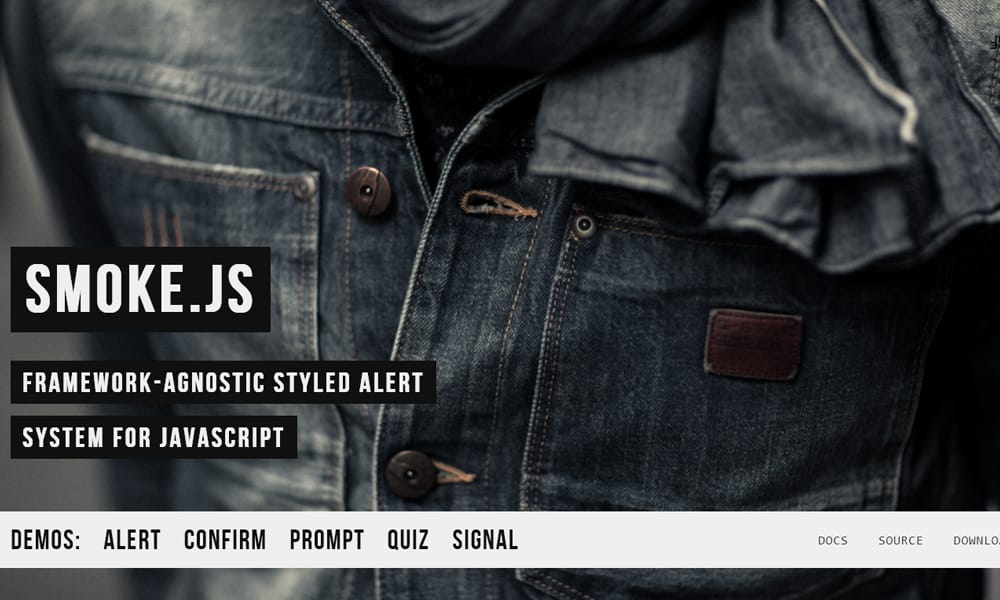 25+ jQuery Form Validation Plugins 9 Smoke.js