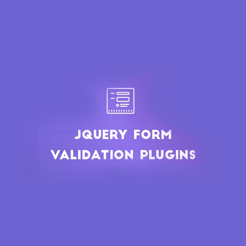25+ jQuery Form Validation Plugins