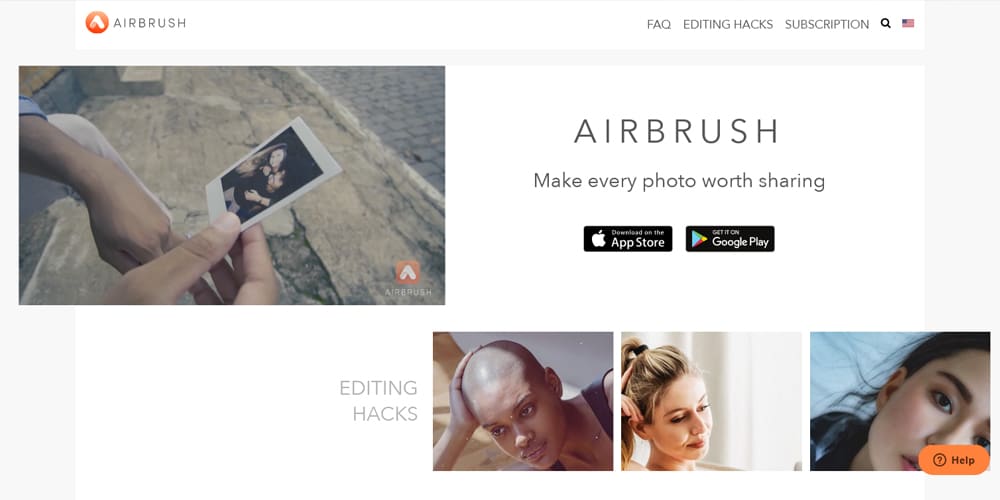 Best Photo Editing Tools 56 AirBrush 2.0