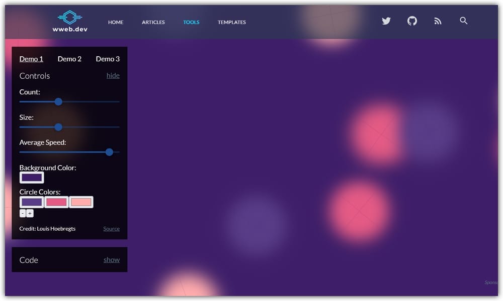 The Ultimate Collection of CSS Generators 39 Animated CSS Background Generator