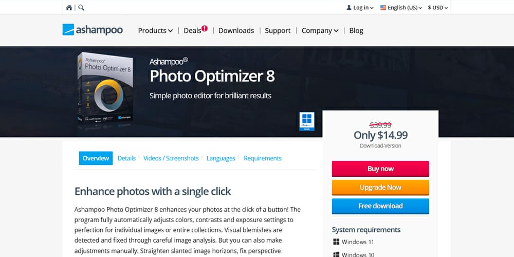 Best Photo Editing Tools 27 Ashampoo Photo Optimizer