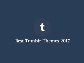 Best Free Responsive Tumblr Themes 2020