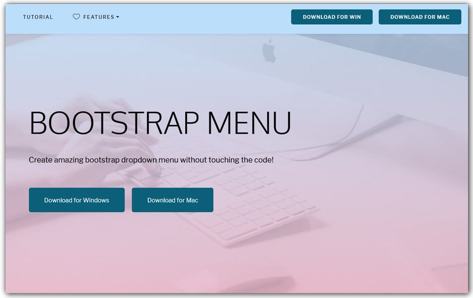 The Ultimate Collection of CSS Generators 302 Bootstrap Menu