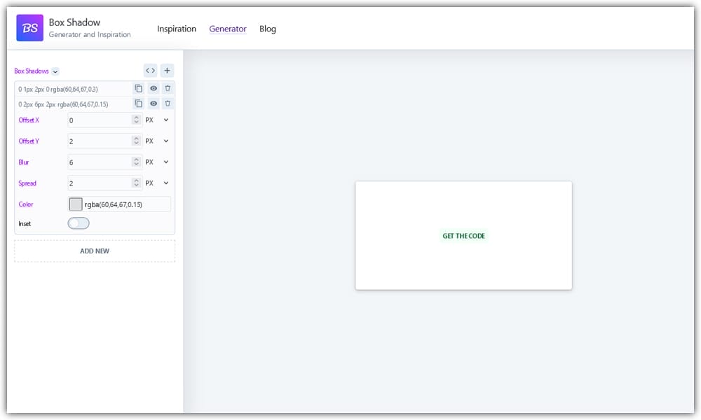 The Ultimate Collection of CSS Generators 244 Box Shadow Generator