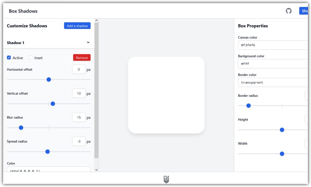 The Ultimate Collection of CSS Generators 236 Box Shadows