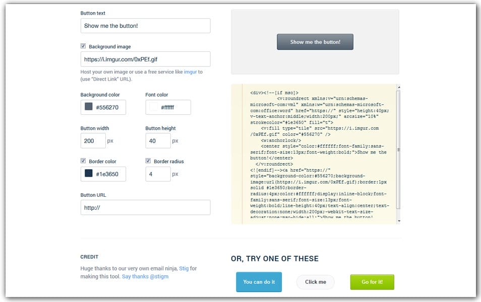 The Ultimate Collection of CSS Generators 90 Bulletproof Email Buttons