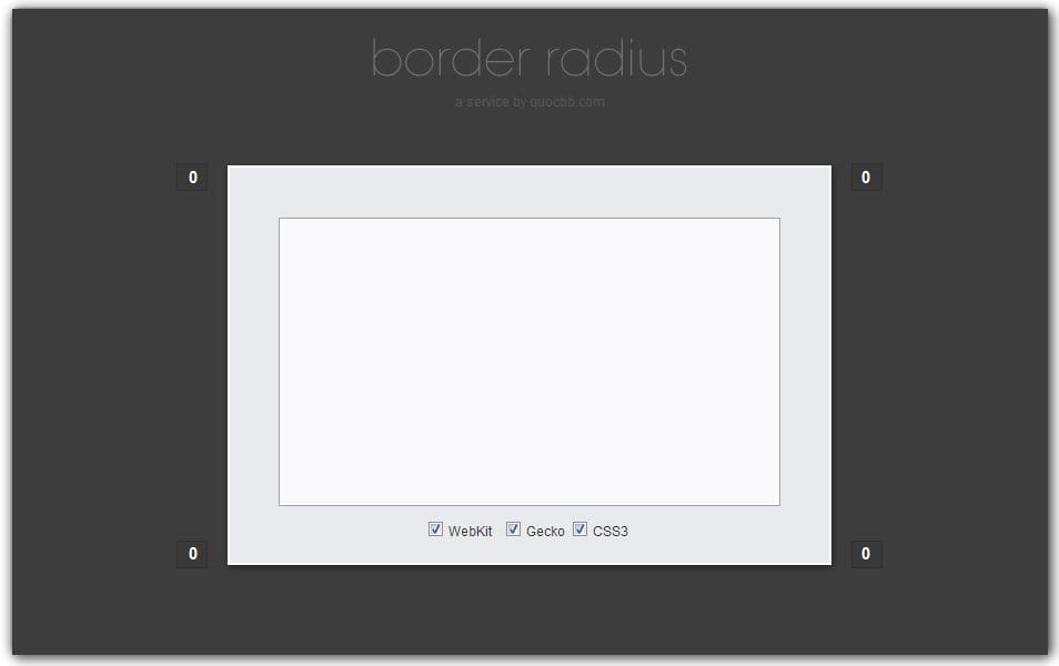 The Ultimate Collection of CSS Generators 224 CSS Border Radius Generator | Quocbb
