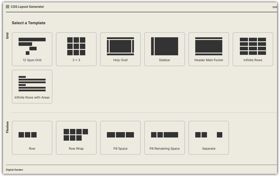 The Ultimate Collection of CSS Generators 140 CSS Grid Layout Generator