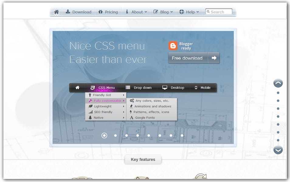 The Ultimate Collection of CSS Generators 308 CSS Menu | Swimbi