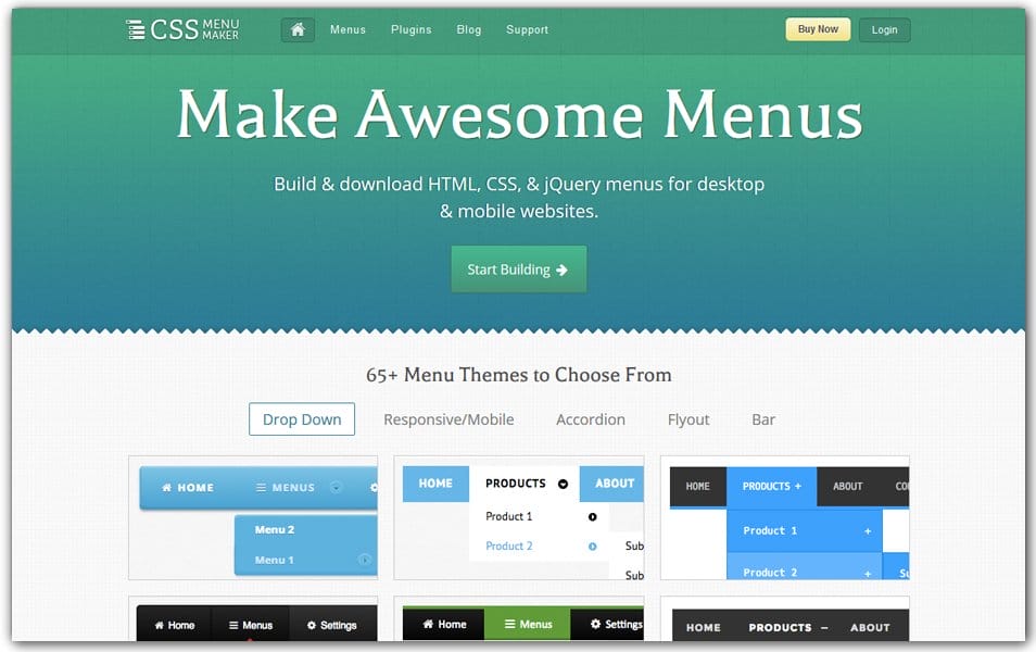 The Ultimate Collection of CSS Generators 299 CSS MenuMaker