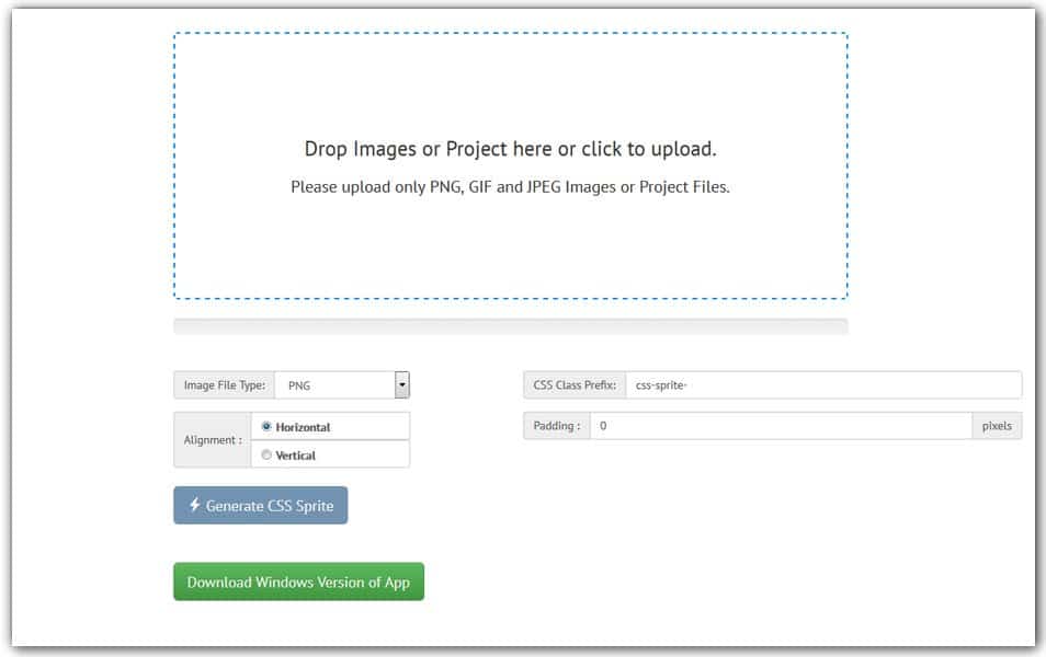 The Ultimate Collection of CSS Generators 106 CSS Sprites Generator Online Tool
