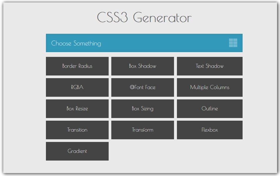 The Ultimate Collection of CSS Generators 2 CSS3 Generator