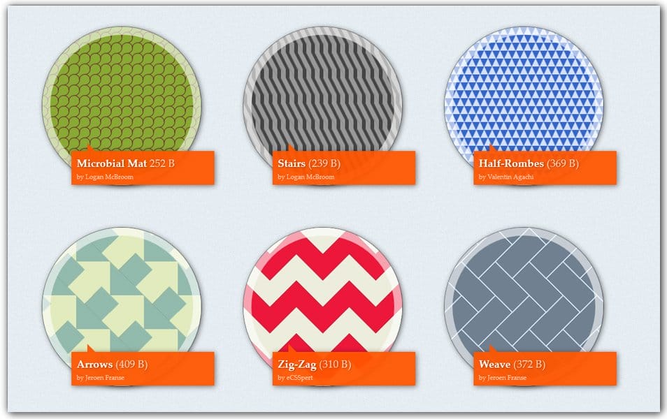 The Ultimate Collection of CSS Generators 293 CSS3 Patterns Gallery