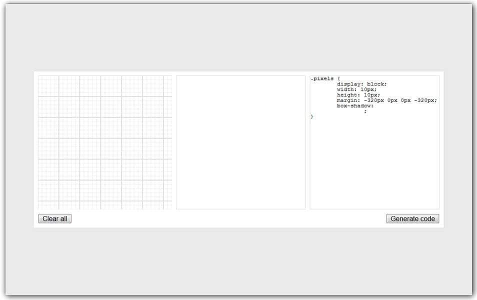The Ultimate Collection of CSS Generators 359 Canvas Box-shadow Pixel Art Generator