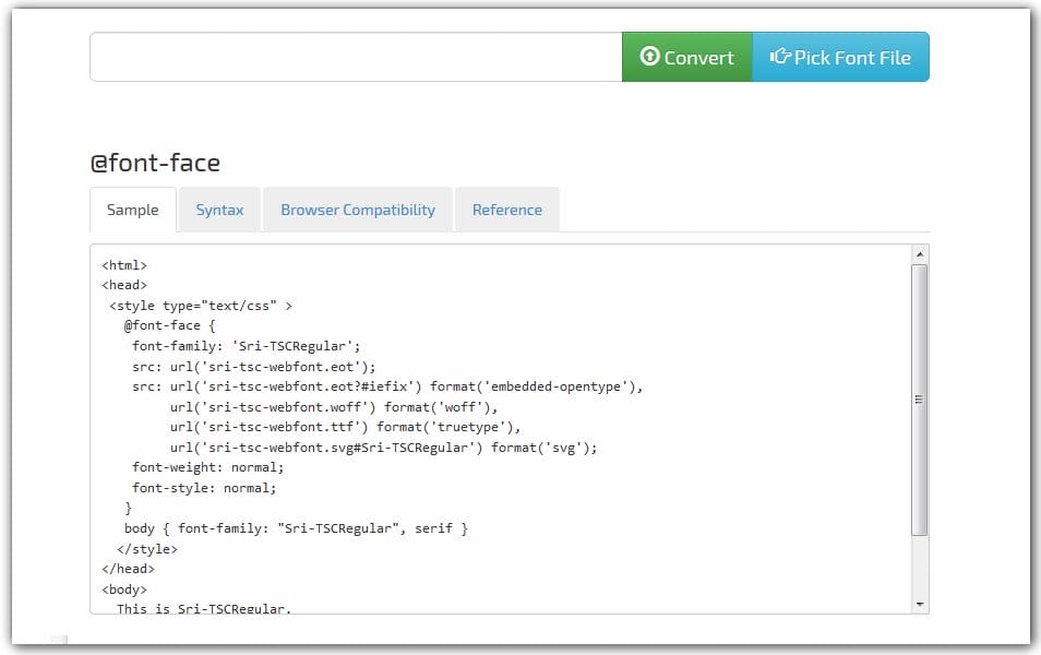The Ultimate Collection of CSS Generators 202 Font-face Generator | Everything Fonts