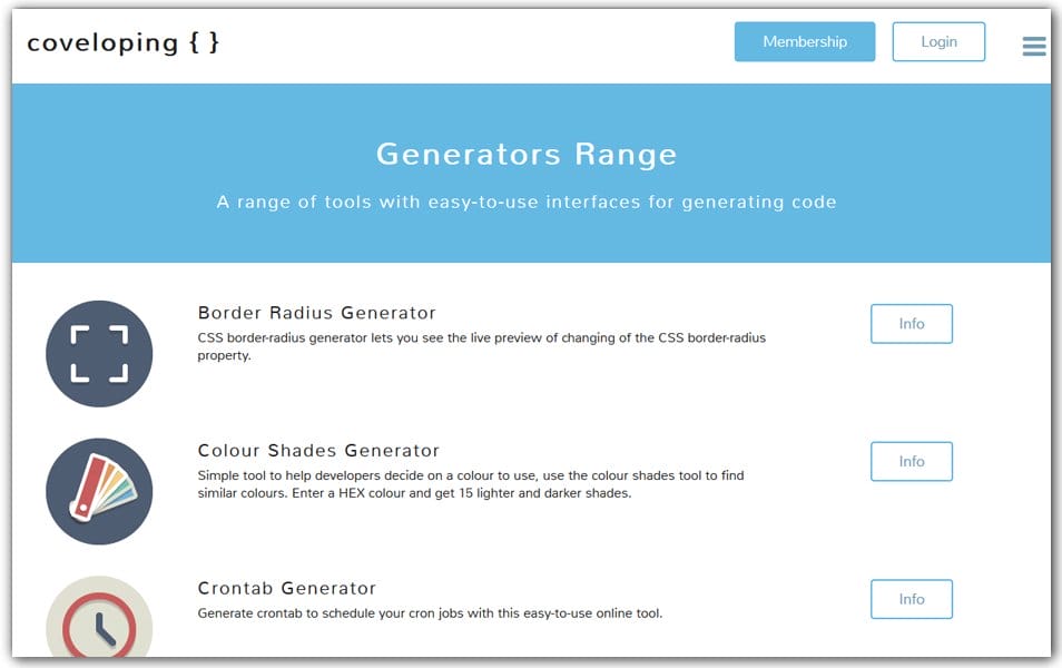 The Ultimate Collection of CSS Generators 14 Generators | Coveloping
