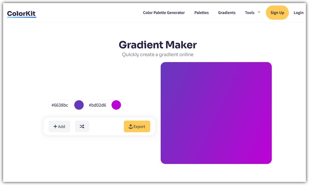 The Ultimate Collection of CSS Generators 43 Gradient Maker