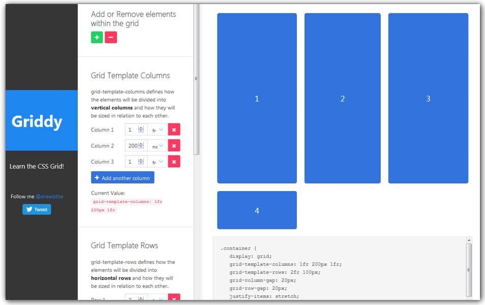 The Ultimate Collection of CSS Generators 132 Griddy