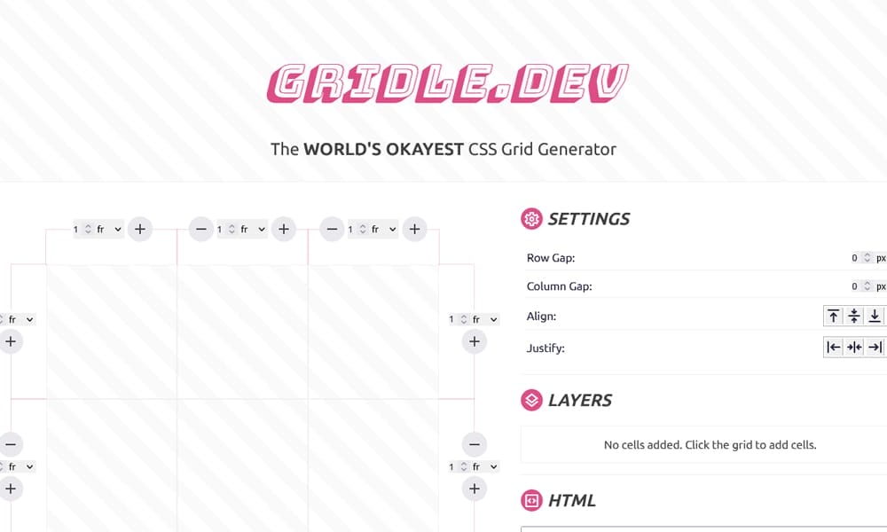 The Ultimate Collection of CSS Generators 136 Gridle