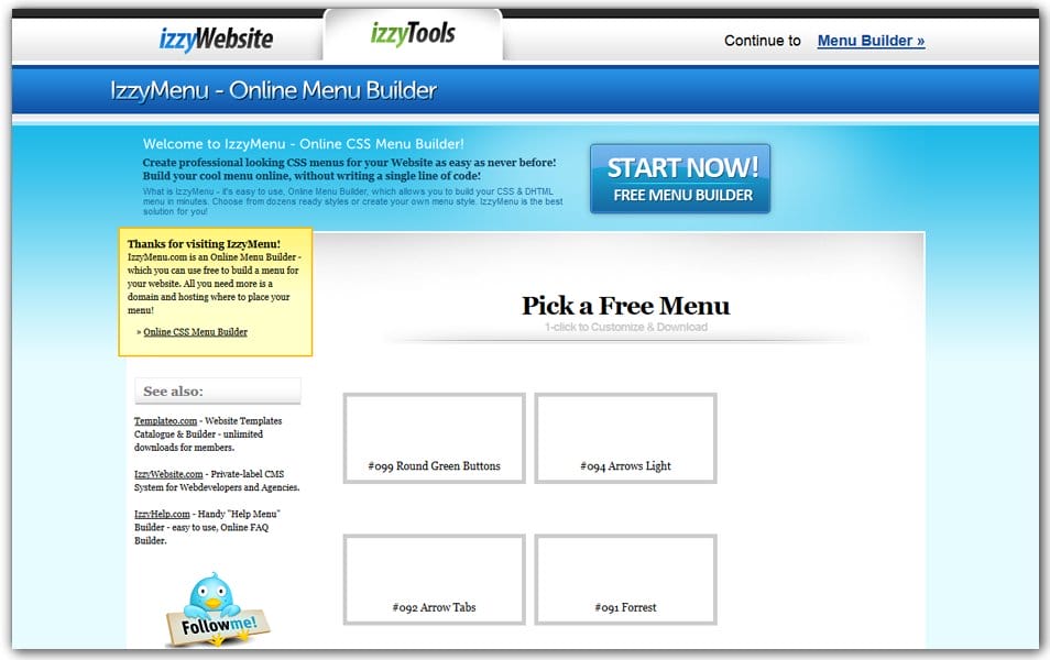 The Ultimate Collection of CSS Generators 306 IzzyMenu
