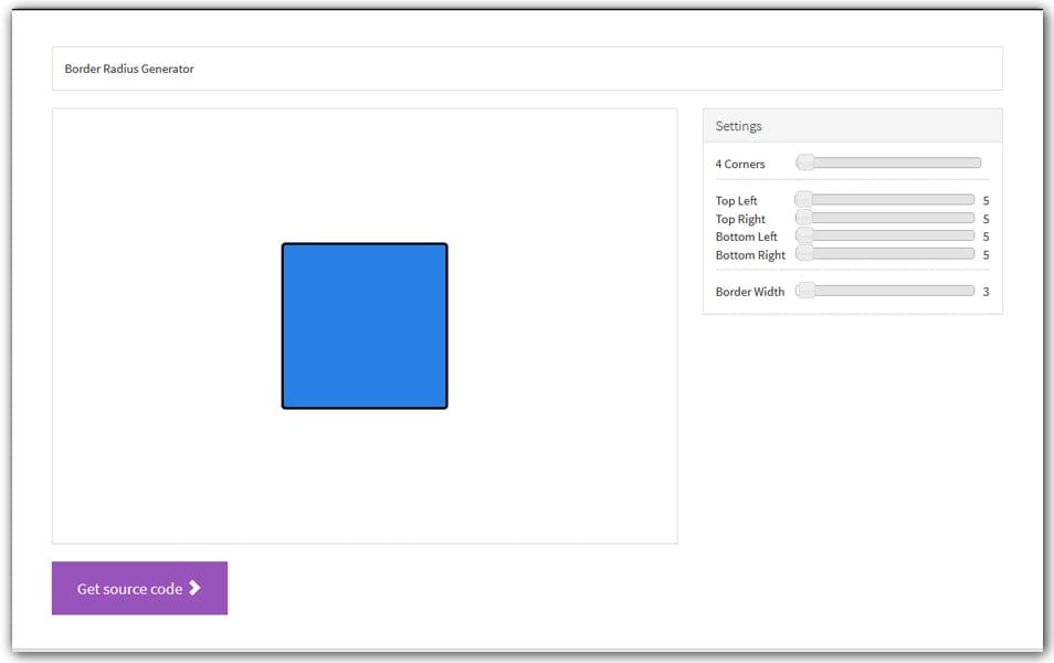 The Ultimate Collection of CSS Generators 228 Online CSS Border Radius Generator | Ui RockStar
