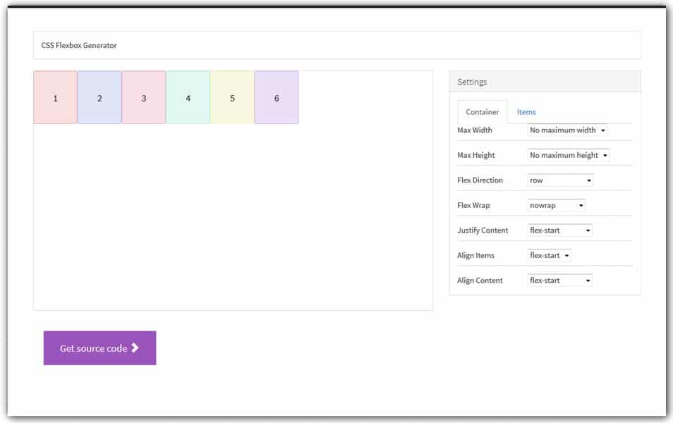 The Ultimate Collection of CSS Generators 166 Online CSS flexbox Generator | UI RockStar