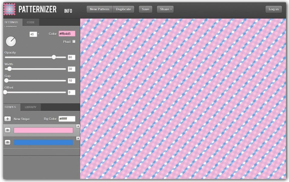 The Ultimate Collection of CSS Generators 292 Patternizer