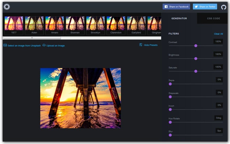 The Ultimate Collection of CSS Generators 333 cssFilters