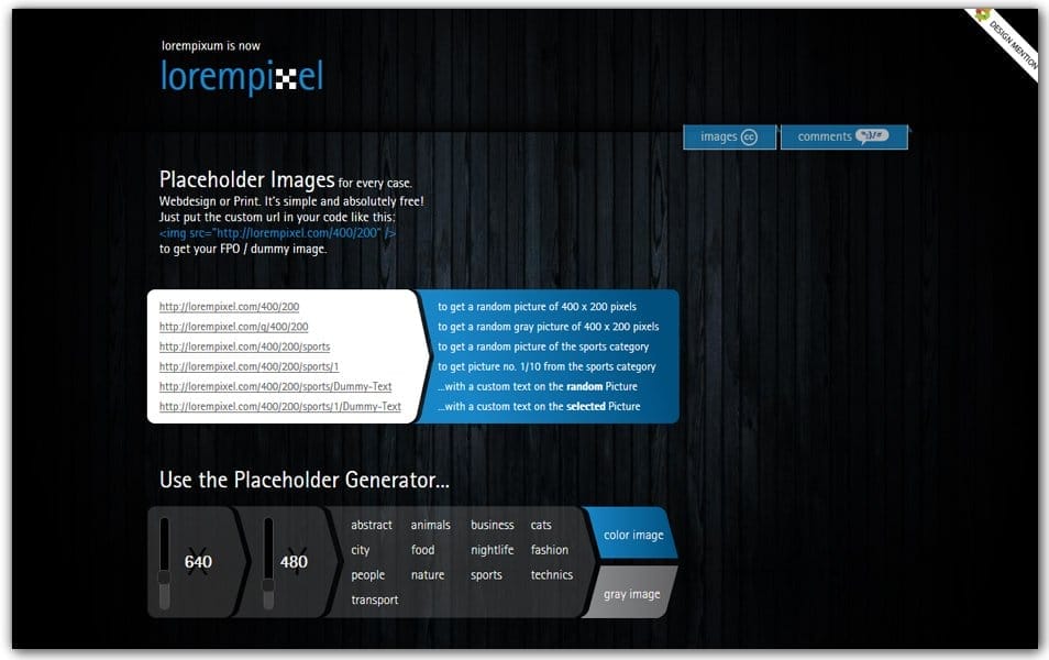 The Ultimate Collection of CSS Generators 404 lorempixel
