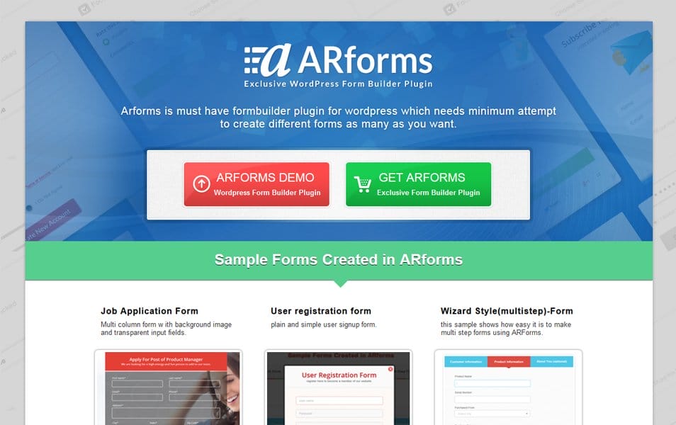 100+ Best Collection of Web Form Builders 30 ARForms