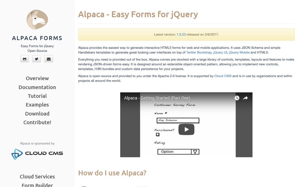 100+ Best Collection of Web Form Builders 42 Alpaca Forms
