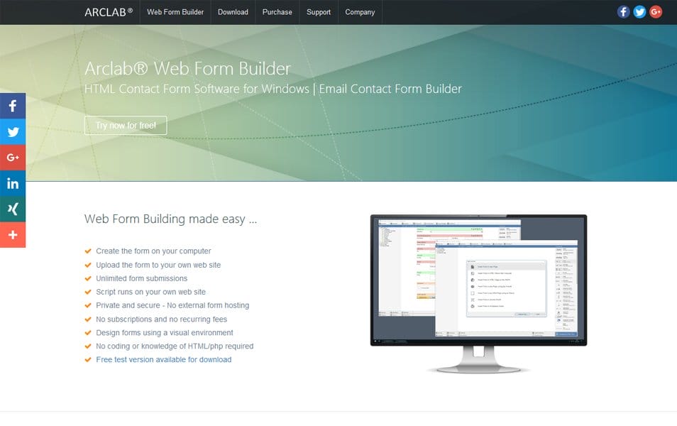 100+ Best Collection of Web Form Builders 76 Arclab Web Form Builder