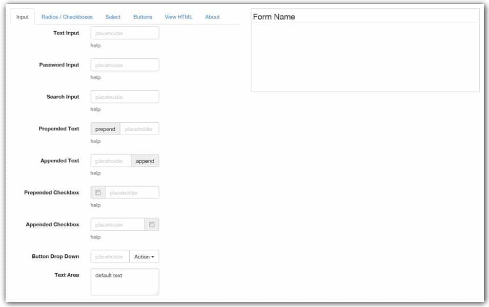 100+ Best Collection of Web Form Builders 50 Bootstrap CSS Form Builder and Generator | Bootsnipp
