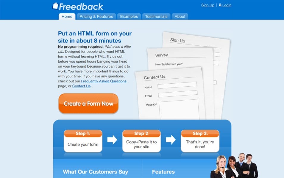 100+ Best Collection of Web Form Builders 79 Freedback
