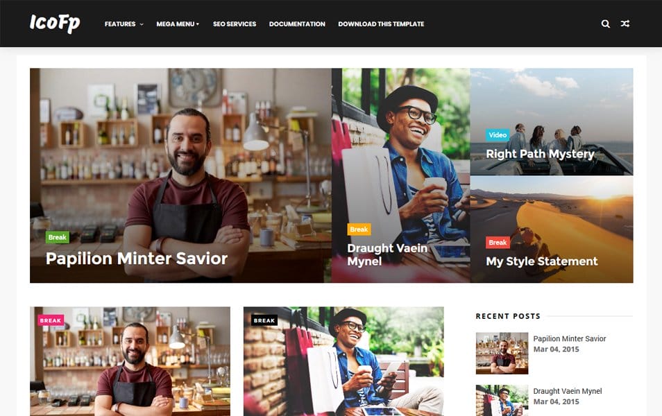 150+ Free Responsive Magazine Style Blogger Templates 2025 50 Icofp Responsive Blogger Template