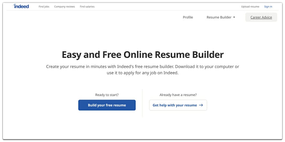 Best Online Resume Builders (Free & Premium) 28 Indeed